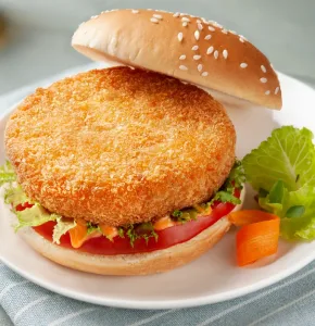 Breaded Multigrain Fish In Leaf Shape